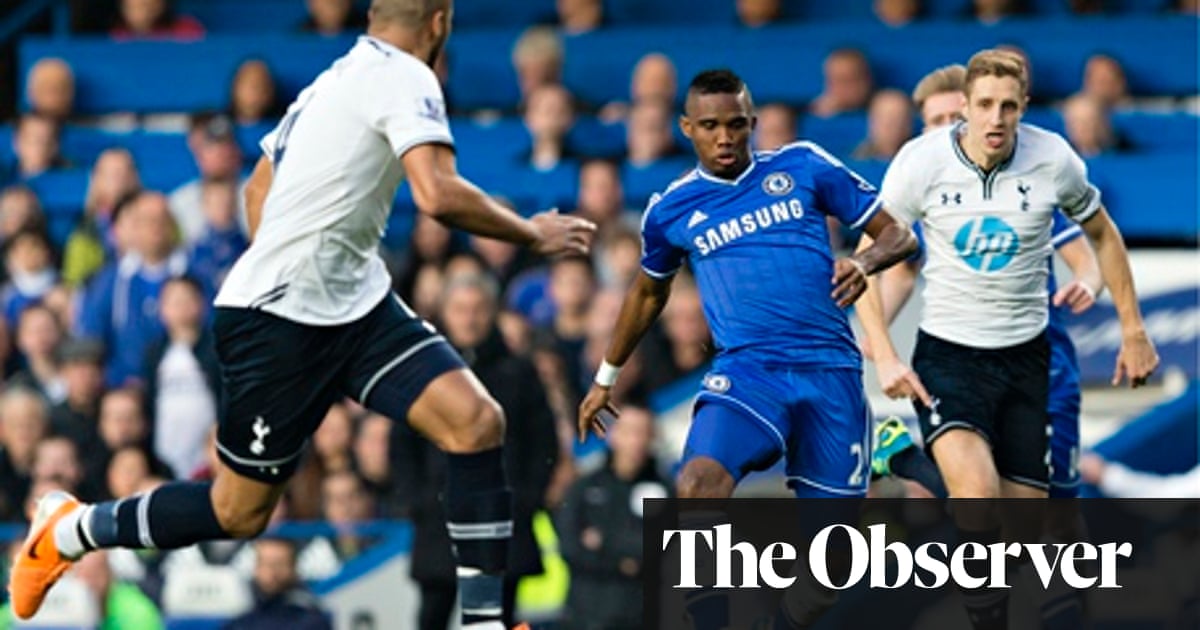 Chelsea S Ba And Eto O Capitalise On Tottenham Blunders To Extend Lead Premier League The Guardian