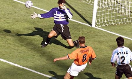 World Cup stunning moments: Dennis Bergkamp's wonder goal | Soccer ...
