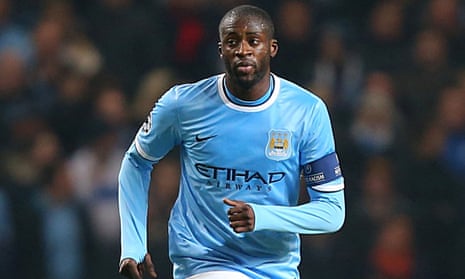 Yaya Toure gives signed shirt to five-year-old struck by ball - BBC Sport
