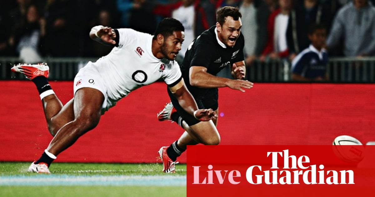 All Blacks V England First Test As It Happened Dan Lucas Sport The Guardian