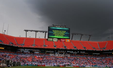 England and Honduras leave field as lightning strikes in Miami ...