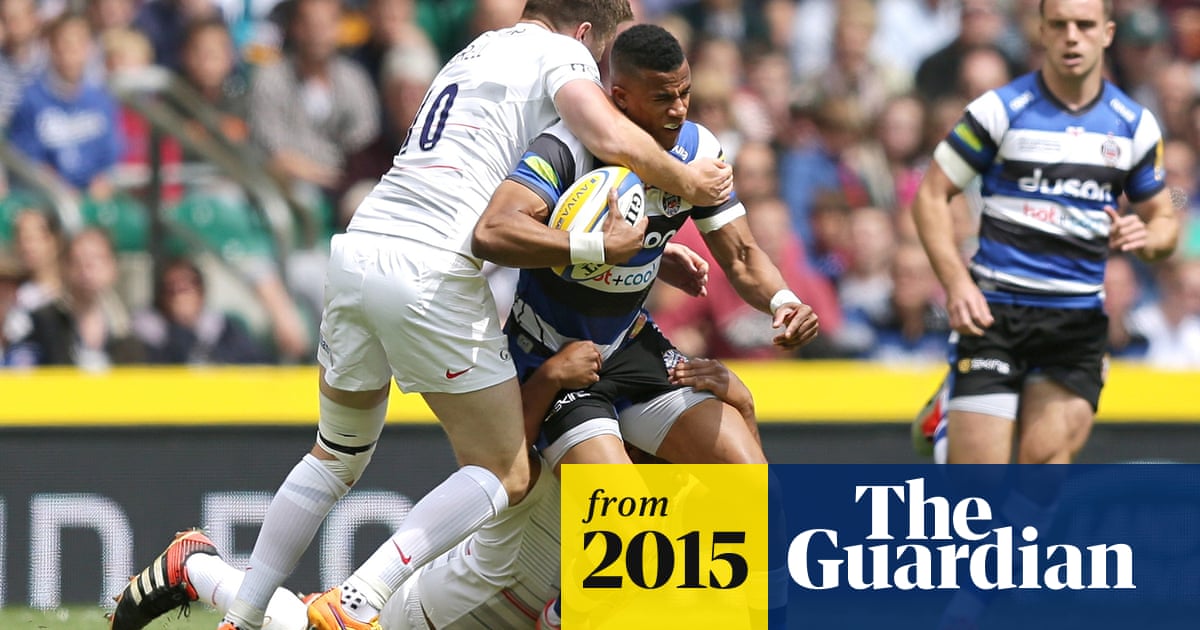 Saracens Farrell Given Post Match Yellow Card For Tackle On Bath S Watson Owen Farrell The Guardian