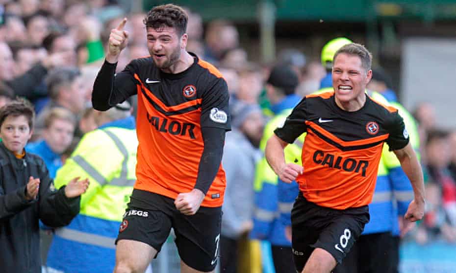 John Rankin, right, scored for Dundee United in their 1-1 draw with St Johnstone