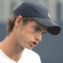 Andy Murray in action against Taylor Dent