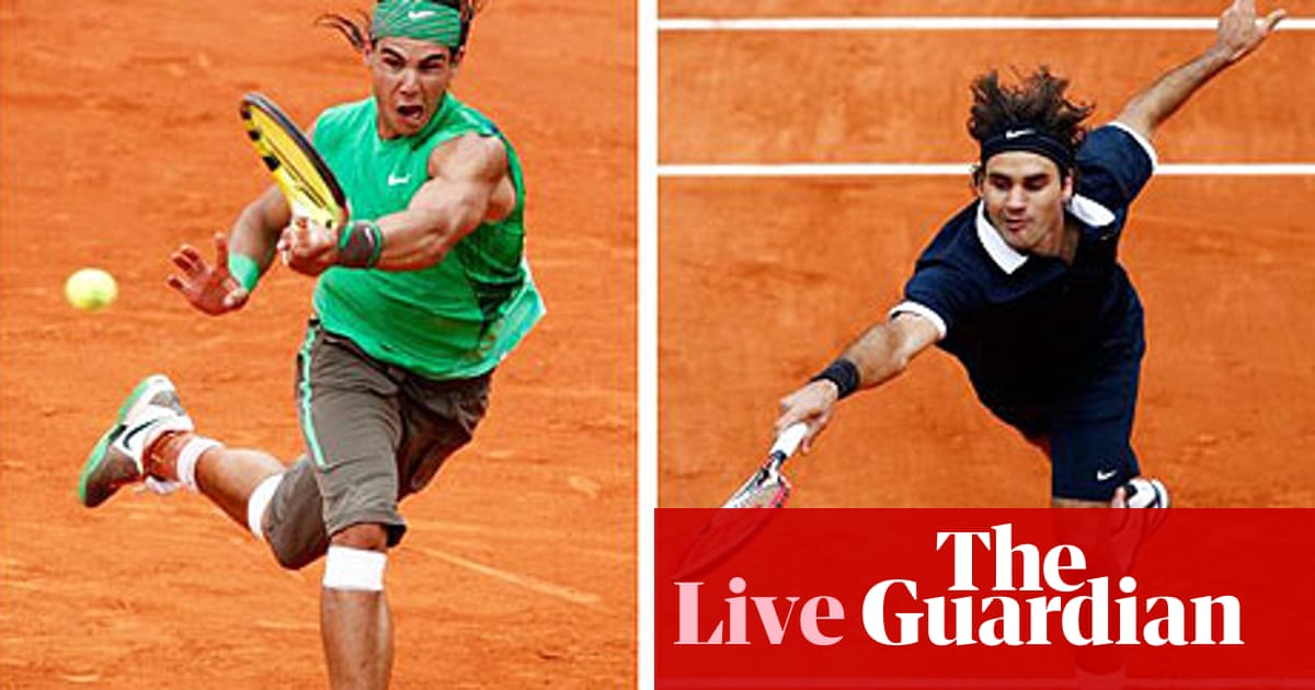 2008 French Open Final Federer V Nadal As It Happened French Open The Guardian
