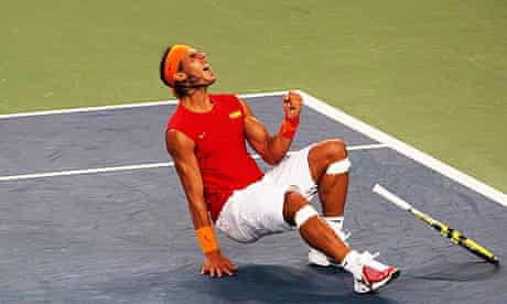 Olympics Tennis Rafael Nadal Strikes Precious Gold And Wakes Up On Top Of The World Sport The Guardian
