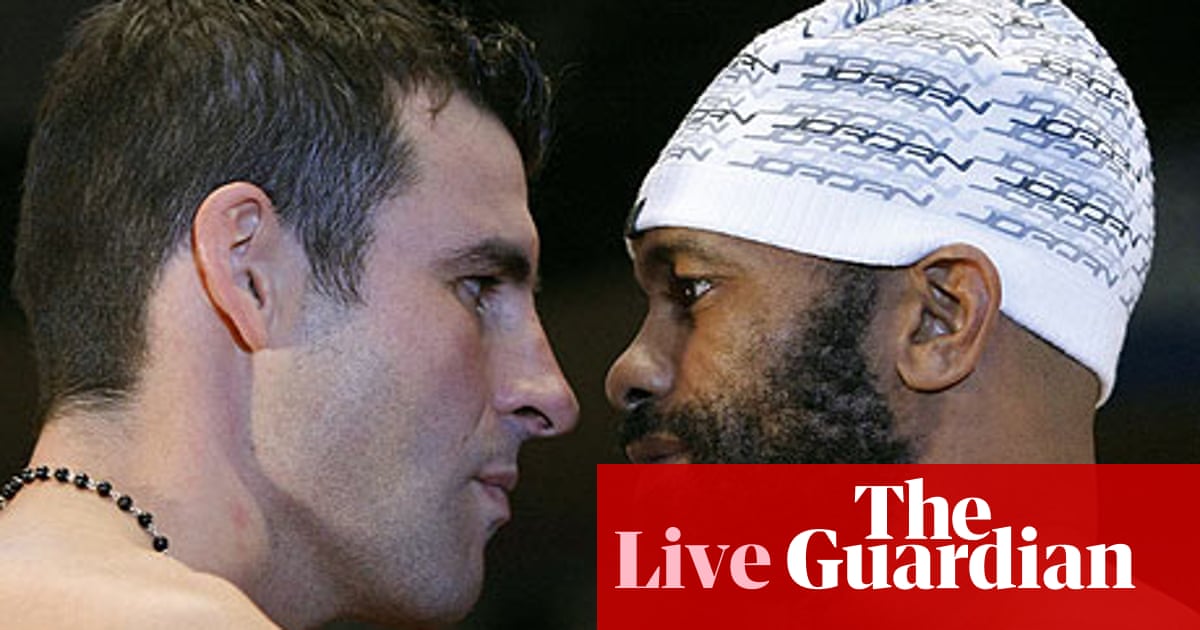 Boxing Joe Calzaghe V Roy Jones Jr As It Happened Sport The Guardian