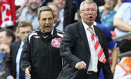 Sir Alex Ferguson and Alan Wiley