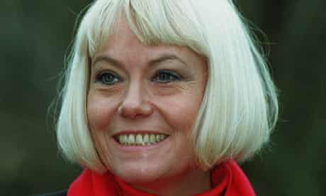 Actress Wendy Richards, famous for playing Pauline Fowler in Eastenders