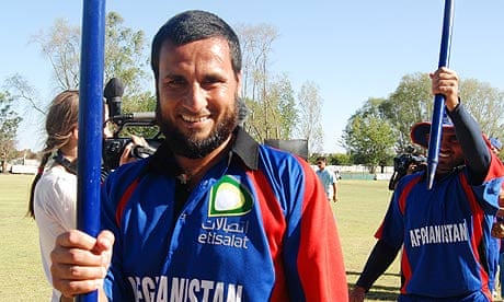 Afghanistan player Ahmad Shah