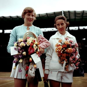 20 best Wimbledon moments: Christine Truman and Angela Mortimer before their Wimbledon Final