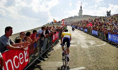 Lance Armstrong tackles Mont Ventoux