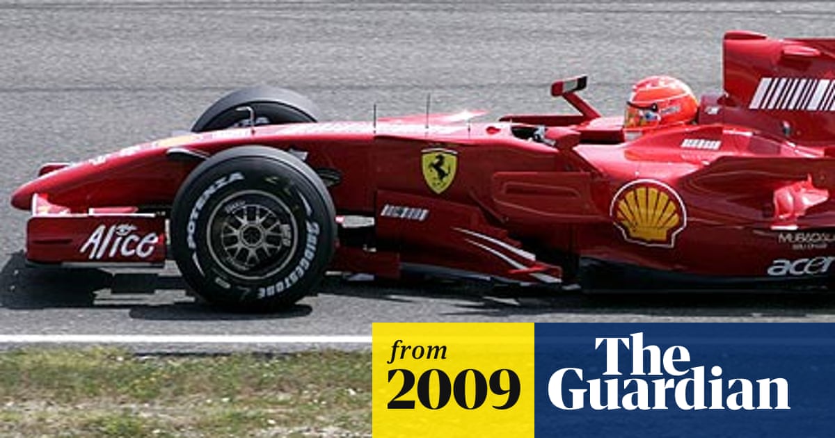 Michael Schumacher has first practice back in a Formula One ...