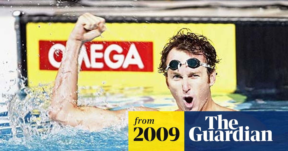 Aaron Peirsol S Stunning Swim Steals Limelight From Michael Phelps Michael Phelps The Guardian 200m Backstroke National Championship 2022 Swimming