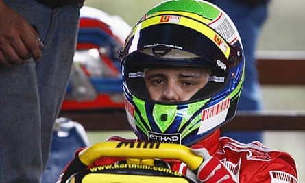 Ferrari S Felipe Massa Gets Back Behind The Wheel In A Kart Felipe Massa The Guardian