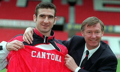 Man Utd Cantona & and Ferguson