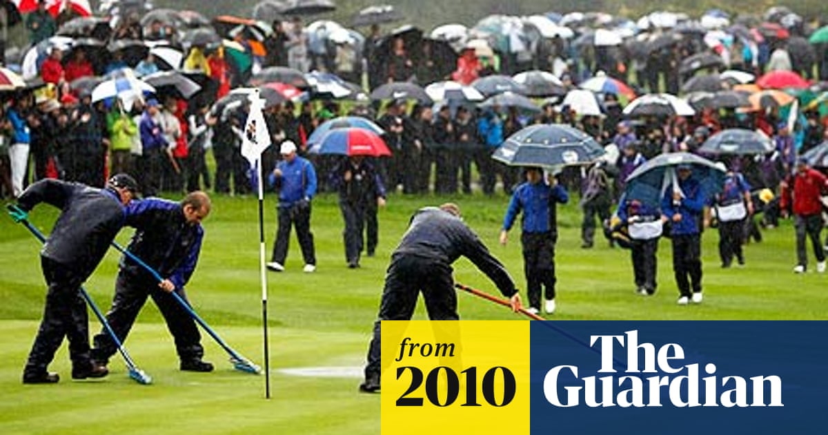 Ryder Cup 2010 Rain Delay Leaves Europe And Usa High And Not Very Dry Sport The Guardian
