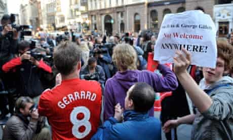Liverpool FC fans at high court
