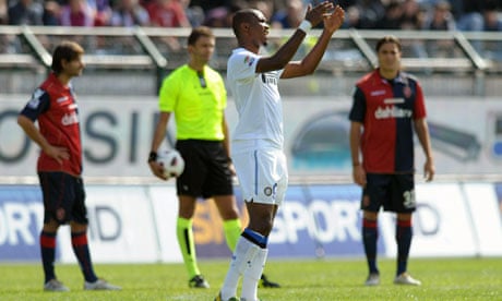 Inter Milan's Cameroonian forward Samuel Eto'o