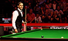 Ronnie O'Sullivan at the World Open