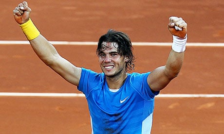 Rafael Nadal defeats Roger Federer in Madrid Open final | Rafael Nadal | The Guardian