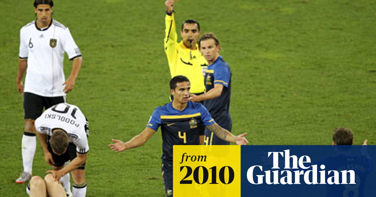 World Cup 10 Australia S Tim Cahill Rues Red Card Against Germany Australia The Guardian World Cup 10 Australia S Tim Cahill Rues Red Card Against Germany Australia The Guardian