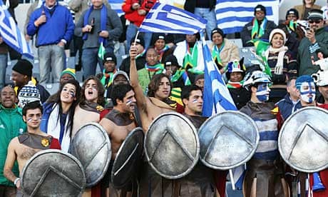 Greece fans