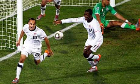 World Cup 10 Landon Donovan Secures Top Spot As Usa Beat Algeria World Cup 10 Group C The Guardian World Cup 10 Landon Donovan Secures Top Spot As Usa Beat Algeria World Cup 10 Group C The Guardian