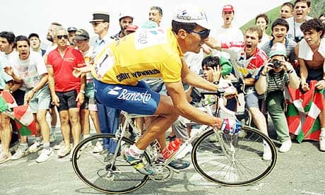 Miguel Indurain on Stage 12 of the 1994 Tour de France