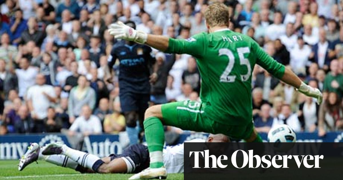 Manchester City S Joe Hart Frustrates Spurs In Premier League Opener Premier League The Guardian