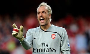 I Ve Got Nothing To Prove Says Arsenal Goalkeeper Manuel Alumina Football The Guardian