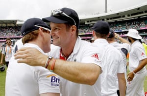 Ashes 2010-11: Eoin Morgan and Andrew Strauss