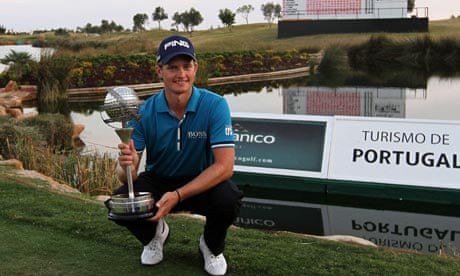 Tom Lewis beats Tiger Woods's mark with victory at Portugal Masters | Golf | The Guardian