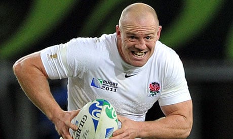 Gloucester's Mike Tindall in action for England