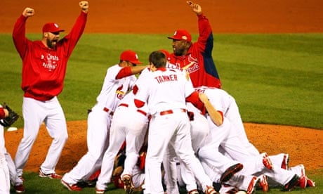Baseball: Comeback Cardinals beat Rangers to win World Series, The  Independent