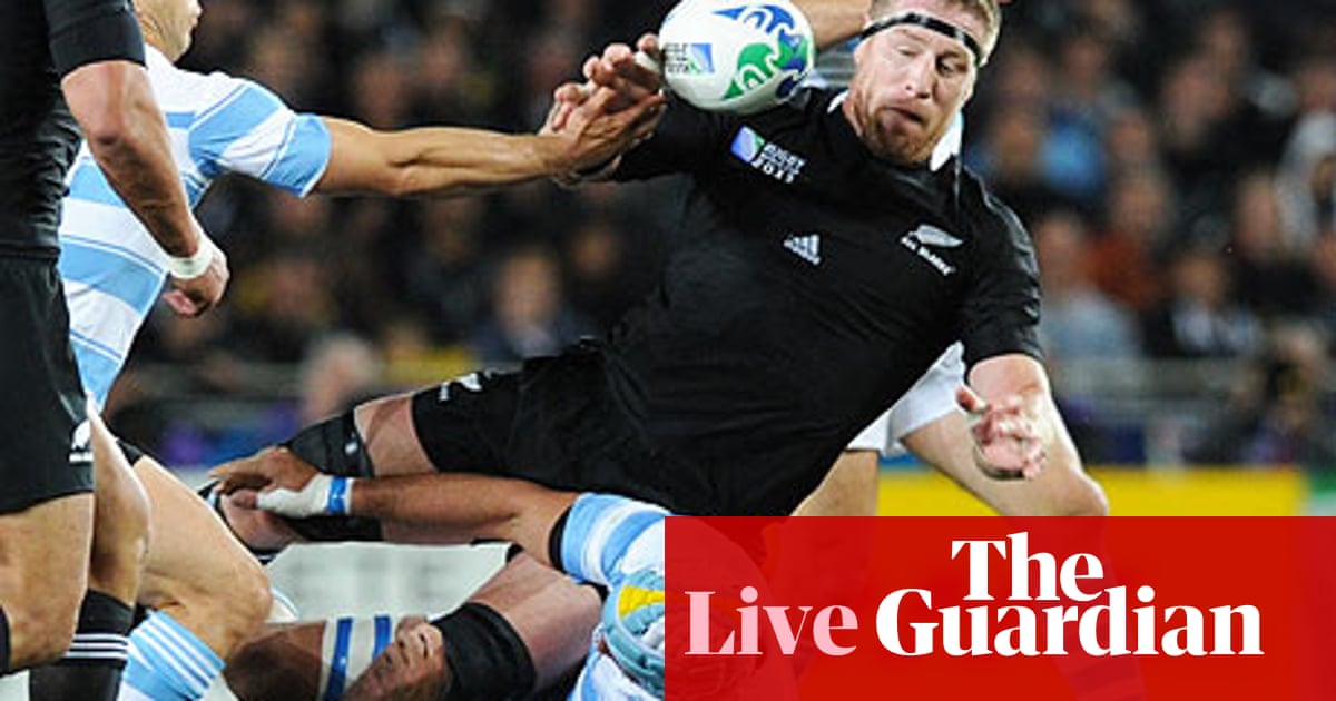 Rugby World Cup 2011 New Zealand V Argentina As It Happened Rugby World Cup 2011 The Guardian