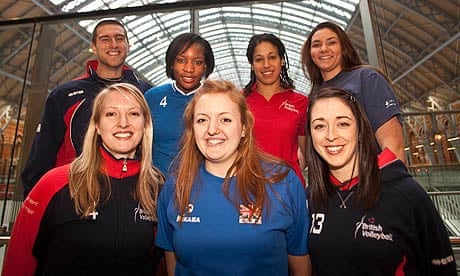 The Great Britain volleyball team