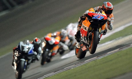 Stoner dominates first race of the MotoGP season in Qatar | MotoGP | The Guardian