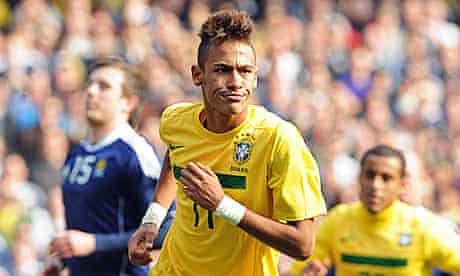 The Brazil forward Neymar