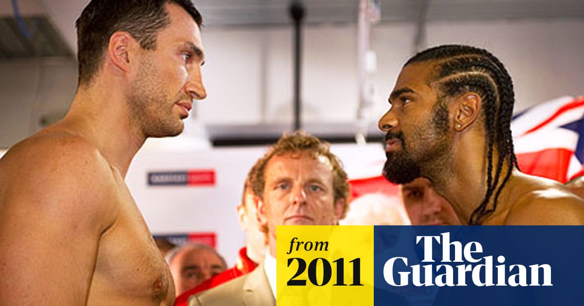 David Haye And Wladimir Klitschko Weigh In For Heavyweight