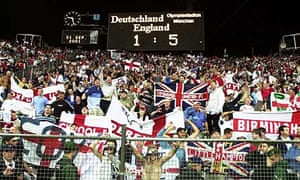 England fans celebrate