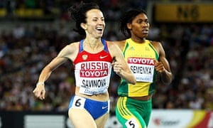 Mariya Savinova beats Caster Semenya