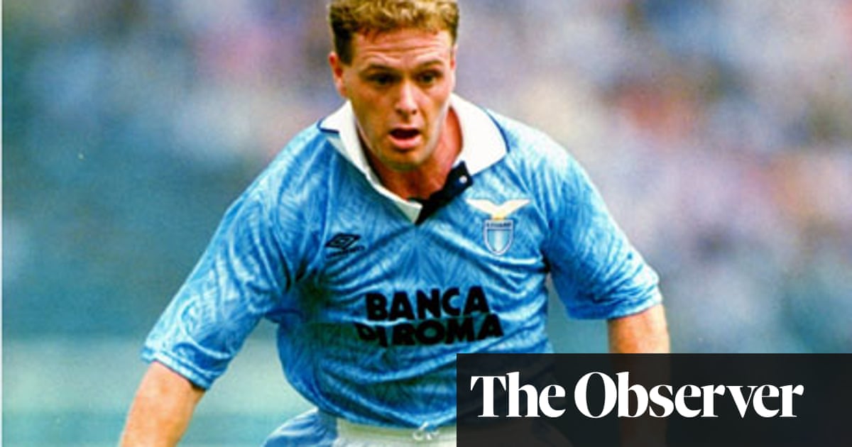 The Days When Gazza Was The Ringleader In Channel 4 S Italian Job Serie A The Guardian