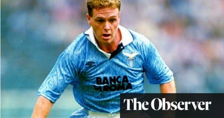 The Days When Gazza Was The Ringleader In Channel 4 S Italian Job Serie A The Guardian