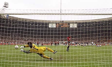 Paragiro in un penalty shootout