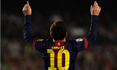 Lionel Messi has broken a number of records in 2012