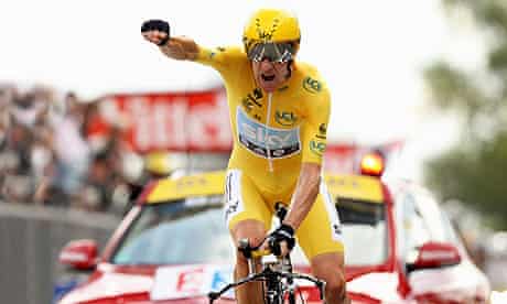 Bradley Wiggins wins stage 19 of the 2012 Tour de France
