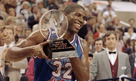 Magic Johnson The Nba Superstar Who Smashed Hiv Stigma Then Built A Huge Fortune Society The Guardian Magic Johnson The Nba Superstar Who Smashed Hiv Stigma Then Built A Huge Fortune Society The Guardian