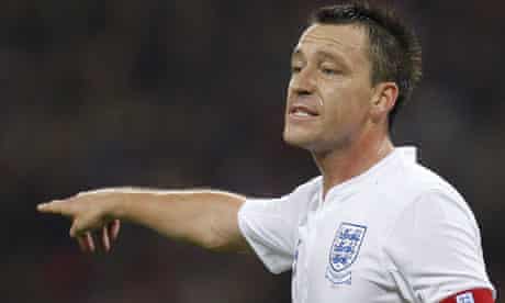 John Terry faced unrest in the England camp