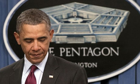 Barack Obama at the Pentagon